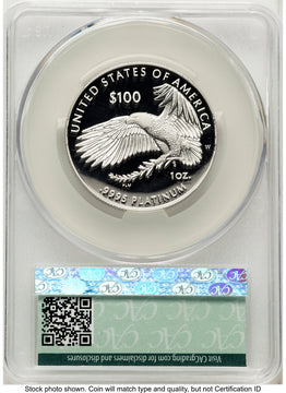 2023-W Proof Platinum Eagle 1 oz First Delivery CACG PR70