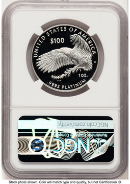 2023-W Proof Platinum Eagle 1 oz ER American Liberty Series Label NGC PF70