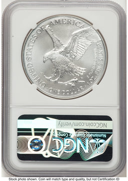 2026 Silver Eagle ER Mike Castle NGC MS70