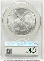 2026 Silver Eagle First Day of Delivery Silver Label CACG MS70