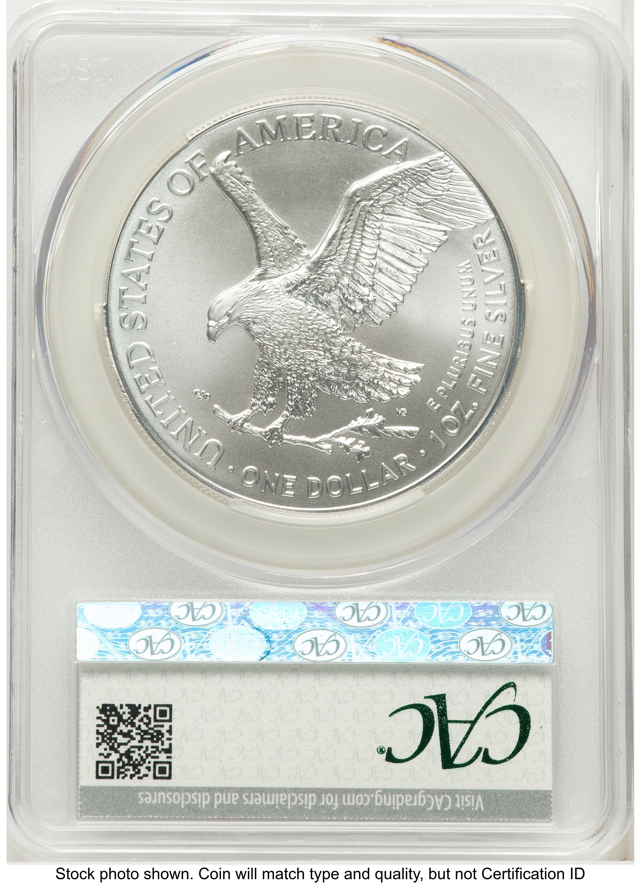 2026 Silver Eagle First Day of Delivery Silver Label CACG MS70