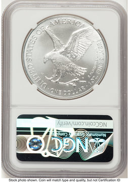 2026 Silver Eagle ER Jeff Garrett Red Book NGC MS70