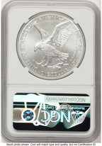 2026 Silver Eagle FDI Jeff Garrett Red Book NGC MS70