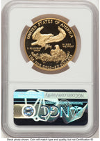 1993-W Proof Gold Eagle 1 oz Saint Gaudens Label NGC PF70