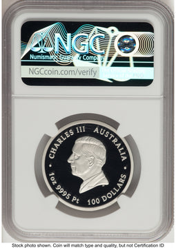 2026 Platinum Perth Lunar Horse 1 oz FR Horse Label NGC MS70