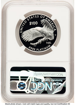 2021-W Proof Platinum Eagle 1 oz Brown Label NGC PF70