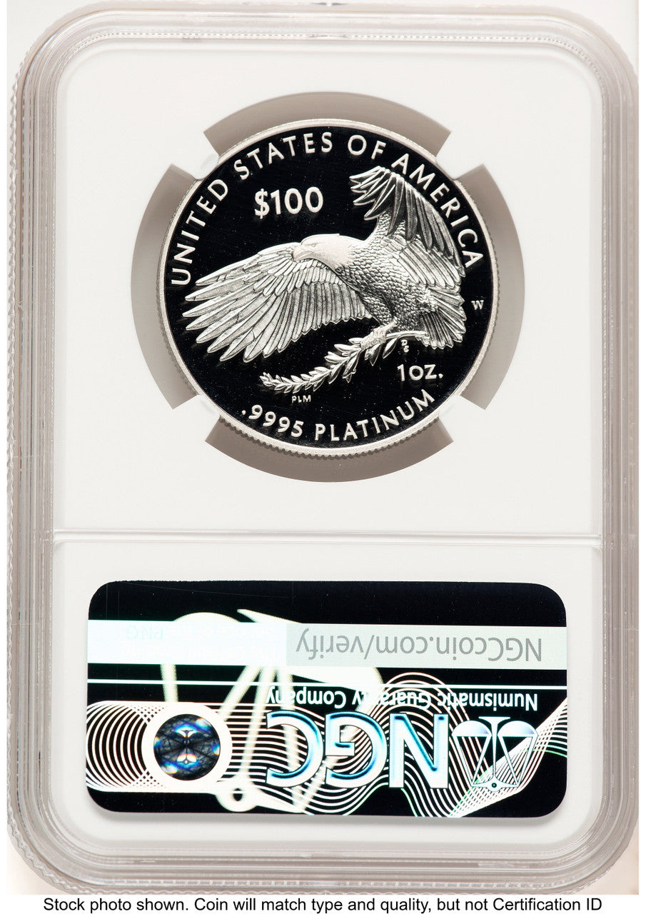 2021-W Proof Platinum Eagle 1 oz Brown Label NGC PF70