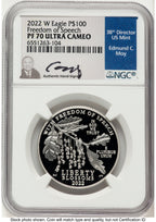 2022-W Proof Platinum Eagle 1 oz NGC PF70 Ed Moy