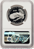 2023-W Proof Platinum Eagle 1 oz FDI Donna Weaver NGC PF70