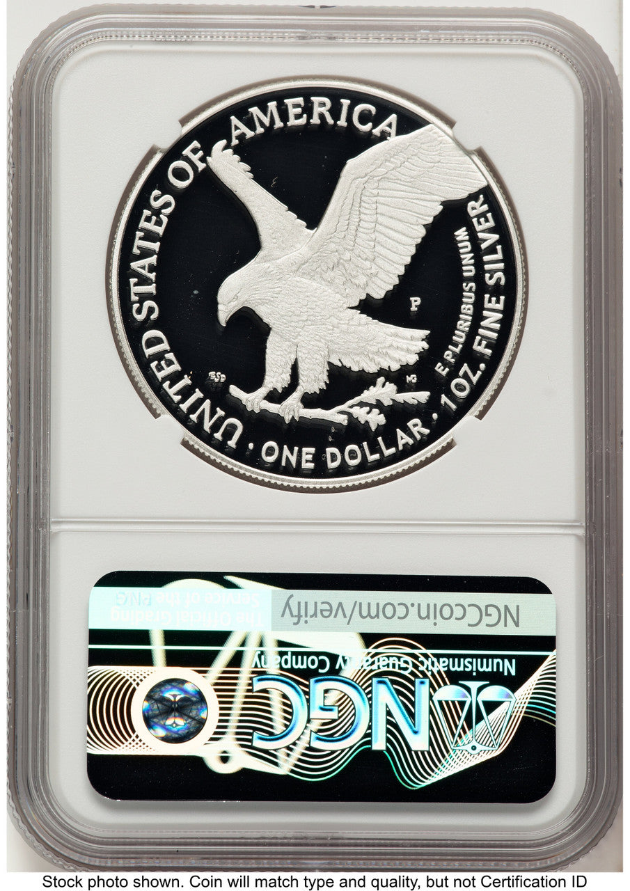 2026-P 1 oz Silver Eagle Congratulations Set FDI 250 NGC PF70 Hancock Label