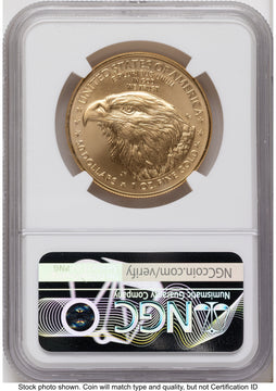 2026 Gold Eagle 1 oz FDI Mike Castle NGC MS70