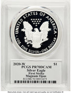 2020-W Proof Silver Eagle 1 oz FS Magnum Opus PCGS PR70