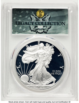 2021-W TY1 Proof Silver Eagle 1 oz FS Magnum Opus PCGS PR70