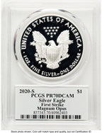 2020-S Proof Silver Eagle 1 oz FS Magnum Opus PCGS PR70