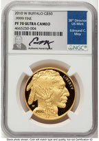 2010-W Proof Gold Buffalo 1 oz NGC PF70 Ed Moy