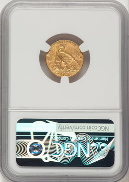 1929 $2.50 Indian Quarter Eagle NGC MS65