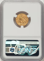 1929 $2.50 Indian Quarter Eagle NGC MS65