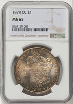1878-CC Morgan Dollar NGC MS65