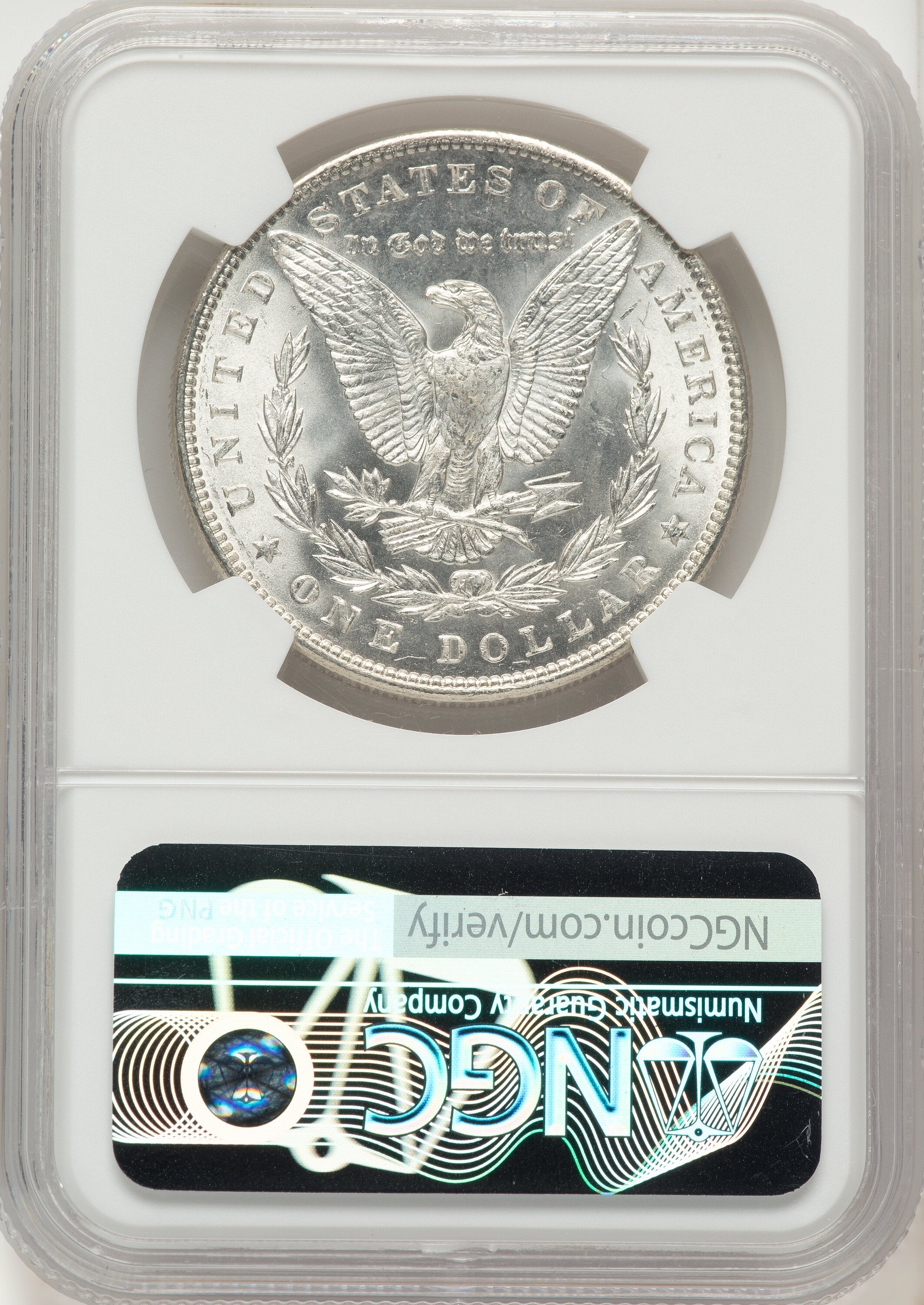 1887/6 $1 VAM-2 Morgan Dollar NGC MS65+