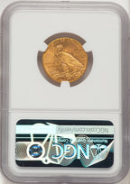 1909 $5 Indian Half Eagle NGC MS64