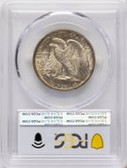 1917-S 50C REVERSE Walking Liberty Half Dollar PCGS MS64