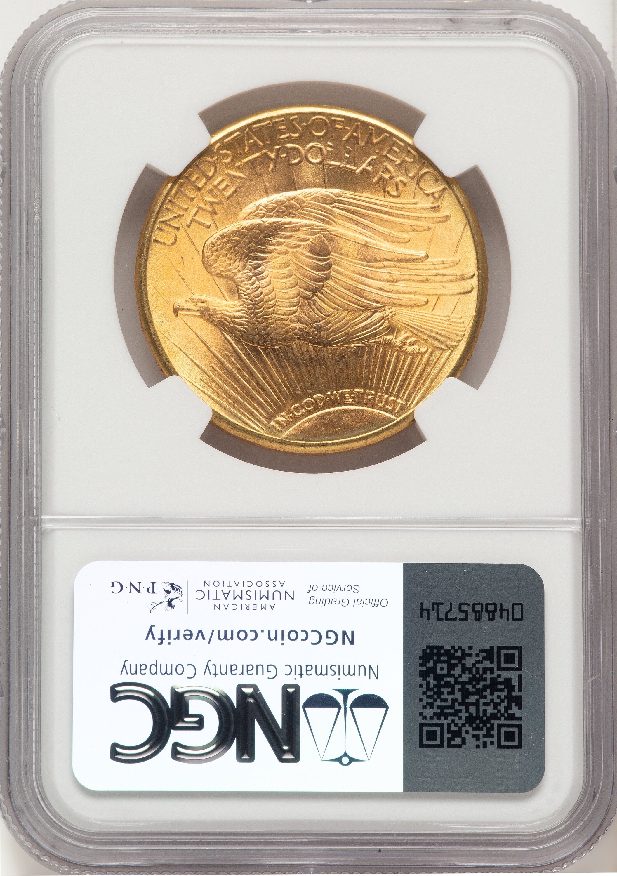 1923-D $20 Saint-Gaudens Double Eagle NGC MS67