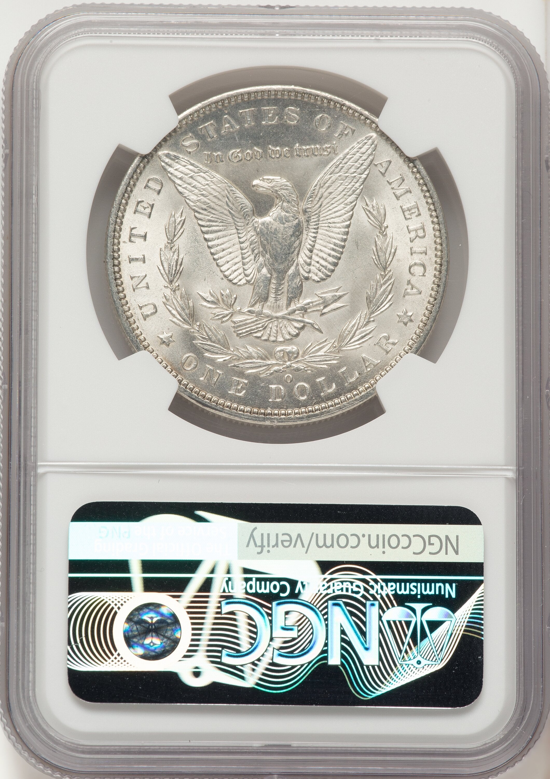 1892-O Morgan Dollar NGC MS64+