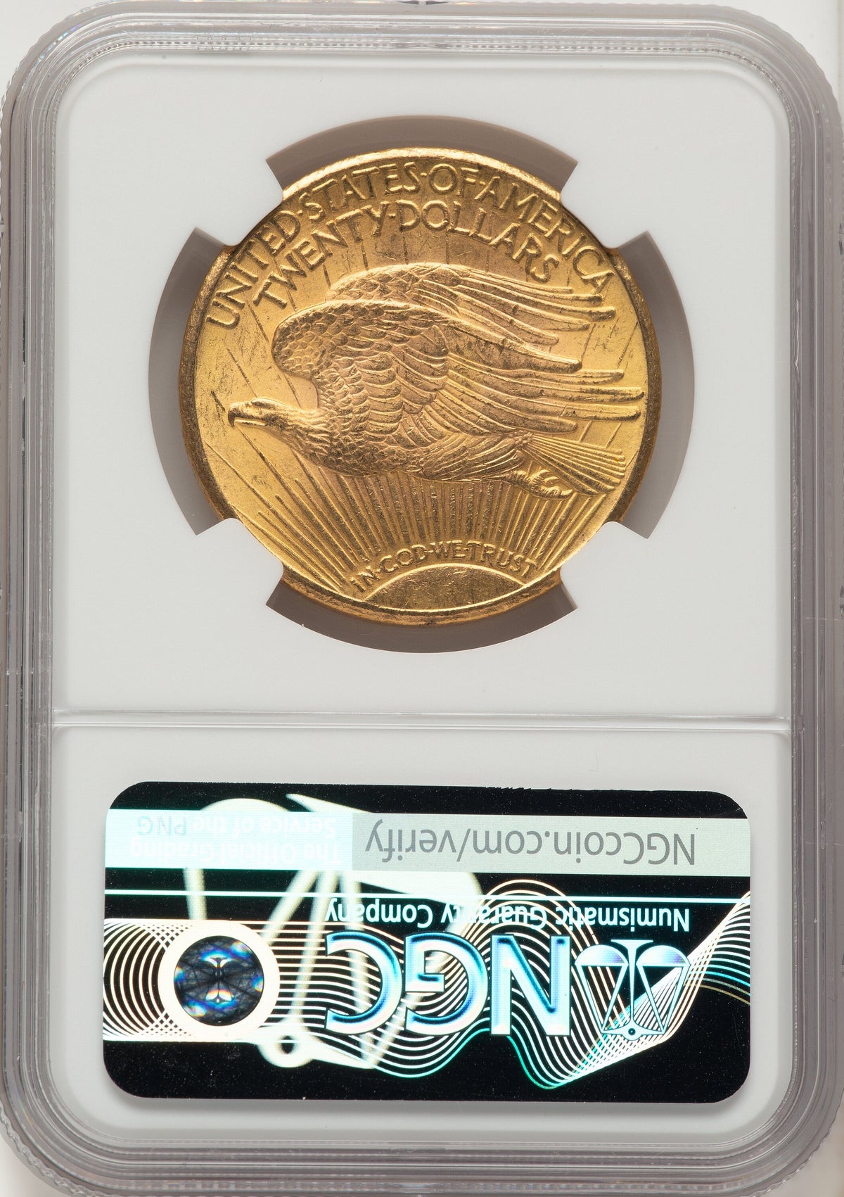 1926 $20 Tripled Die Obverse FS-101 Brown Label Saint-Gaudens Double Eagle NGC MS65