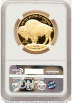 2010-W Proof Gold Buffalo 1 oz Bison Label NGC PF70
