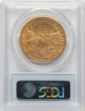 1883-CC $20 Blue Gradient Liberty Double Eagle PCGS XF45