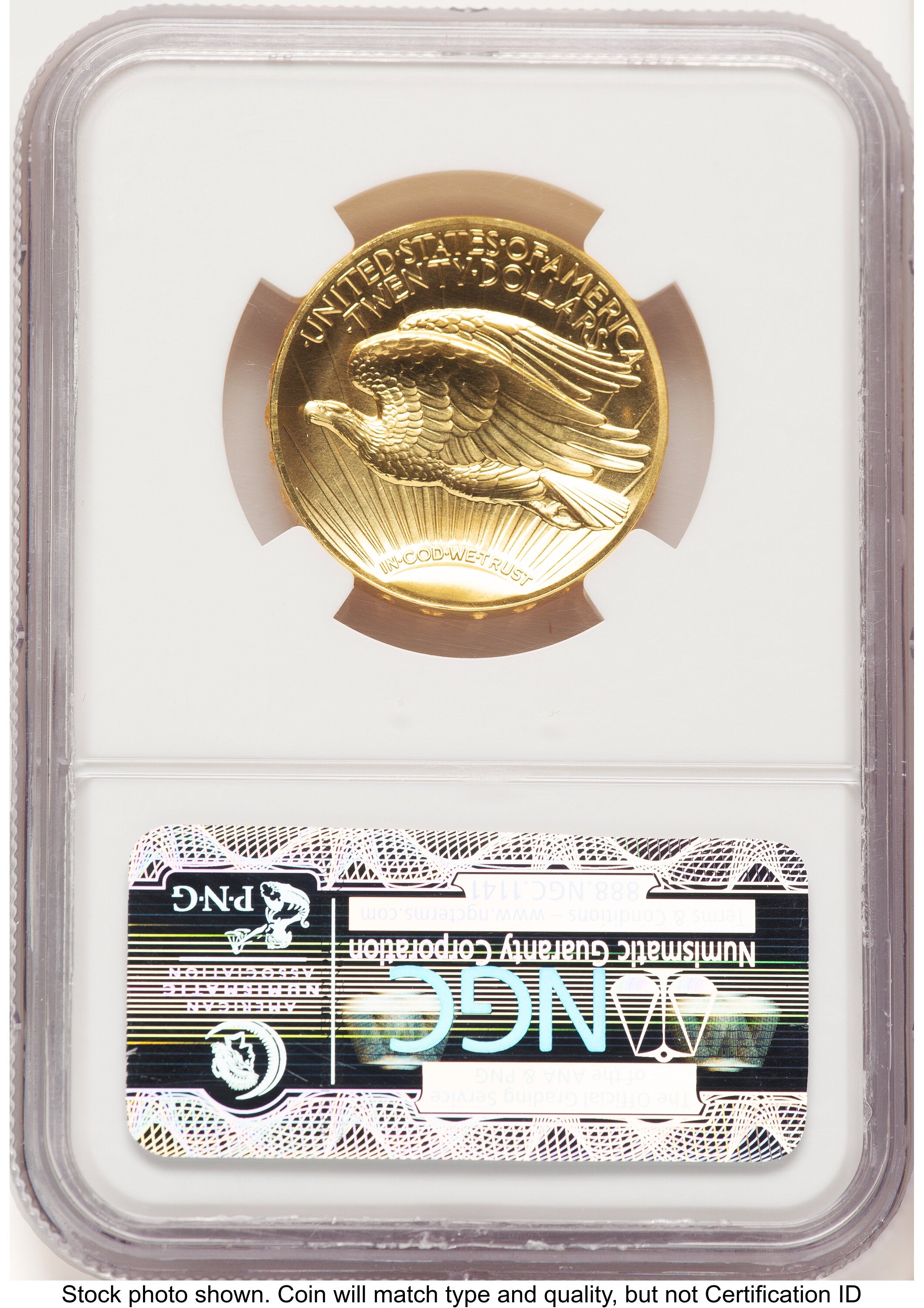 2009 G$20 Ultra High Relief Saint Gaudens Label NGC MS70