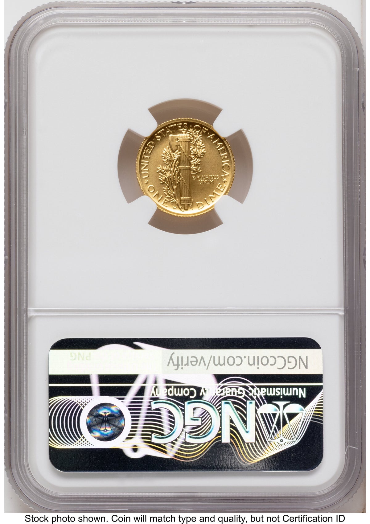 2026-W Best of the Mint 1916 Mercury Dime Gold 1/10 oz FDI Red Book NGC MS70