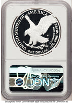 2022-W Proof Silver Eagle 1 oz Brown Label NGC PF70