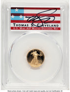 2021-W Type 2 Proof Gold Eagle 1/10 oz FDI Thomas Cleveland Americana PCGS PR70