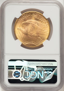 1925 $20 Saint-Gaudens Double Eagle NGC MS66+