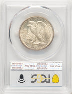 1917-S 50C REVERSE Walking Liberty Half Dollar PCGS MS65