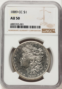 1889-CC Morgan Dollar NGC AU50