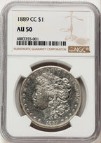 1889-CC Morgan Dollar NGC AU50