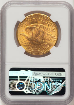 1927 $20 Saint-Gaudens Double Eagle NGC MS66+