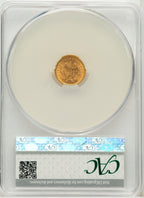 1853 G$1 Gold Dollar CACG MS65