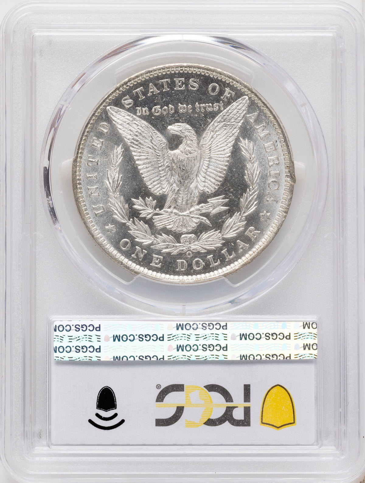 1890-O DM CAC Morgan Dollar PCGS MS64