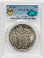1879-O CAC Morgan Dollar PCGS MS65+