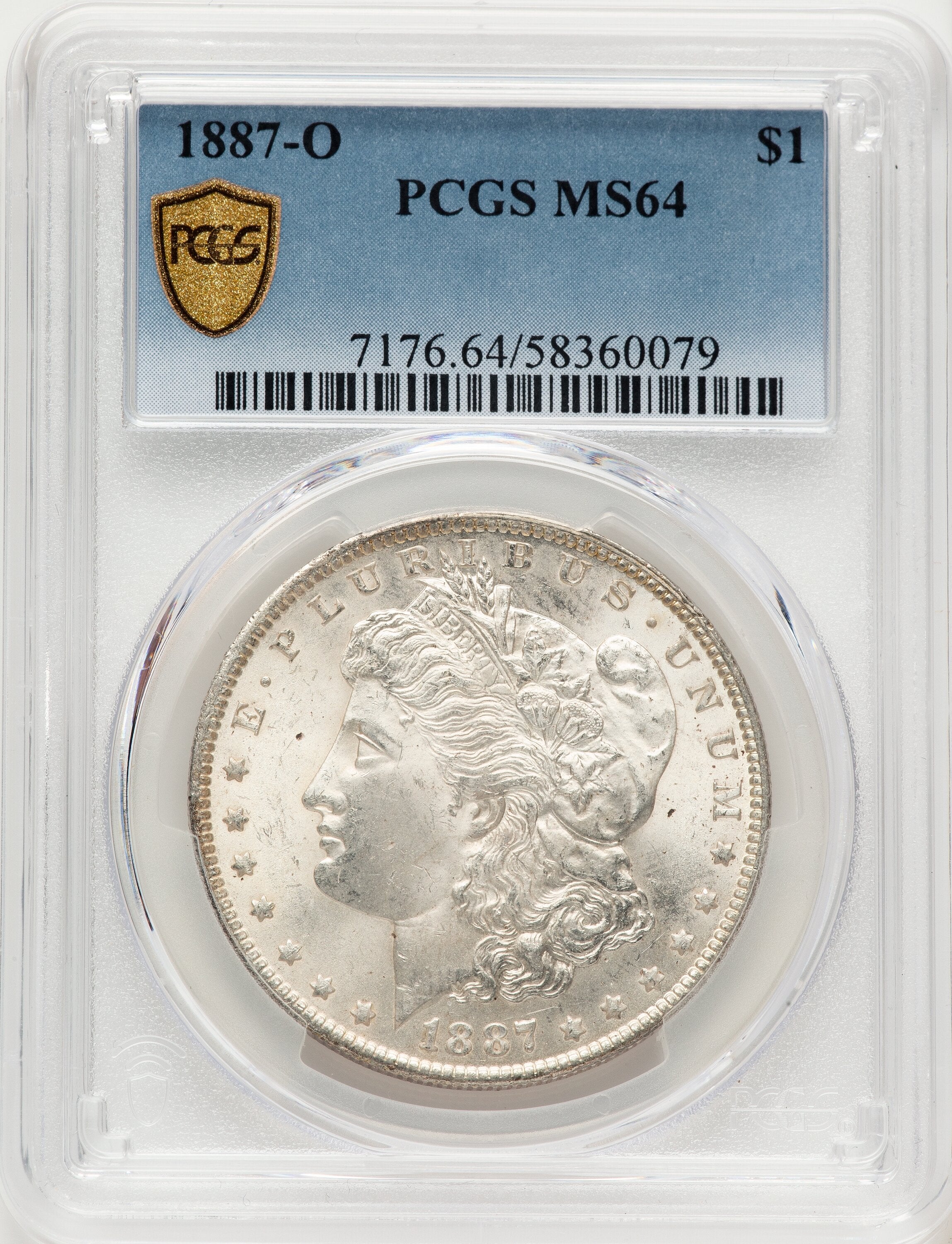 1887-O Morgan Dollar PCGS MS64