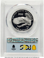 2022-W Proof Platinum Eagle 1 oz FDI Flag PCGS PR70