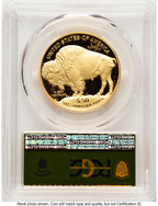 2021-W Proof Gold Buffalo 1 oz FDI Gold Foil PCGS PR70