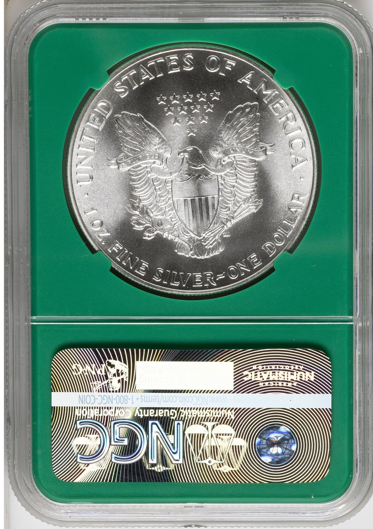 1987 Silver Eagle Monster Box From US Mint Sealed Box Green Core Label NGC MS70
