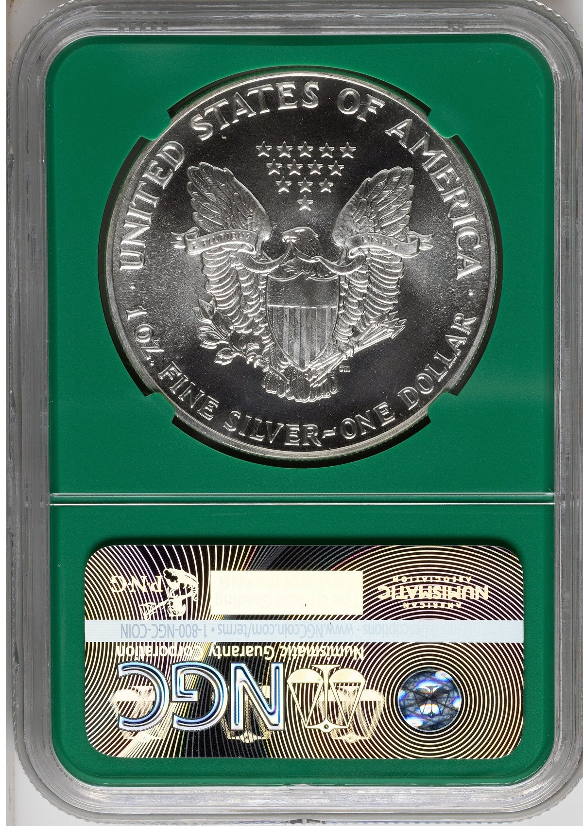 1988 Silver Eagle Monster Box From US Mint Sealed Box Green Core Label NGC MS70