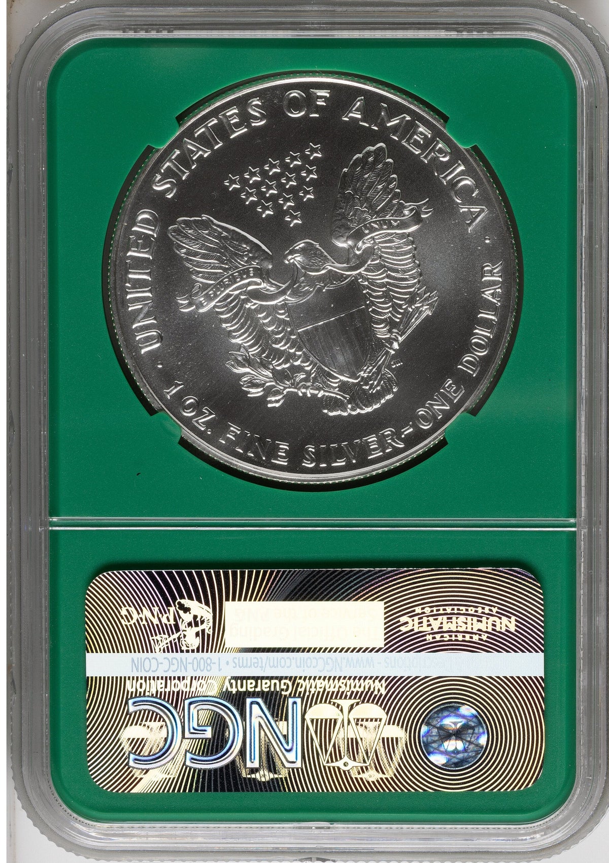 1993 Silver Eagle Monster Box From US Mint Sealed Box Green Core Label NGC MS70