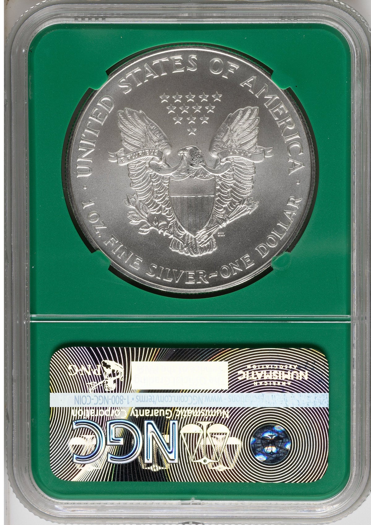 1995 Silver Eagle Monster Box From US Mint Sealed Box Green Core Label NGC MS70
