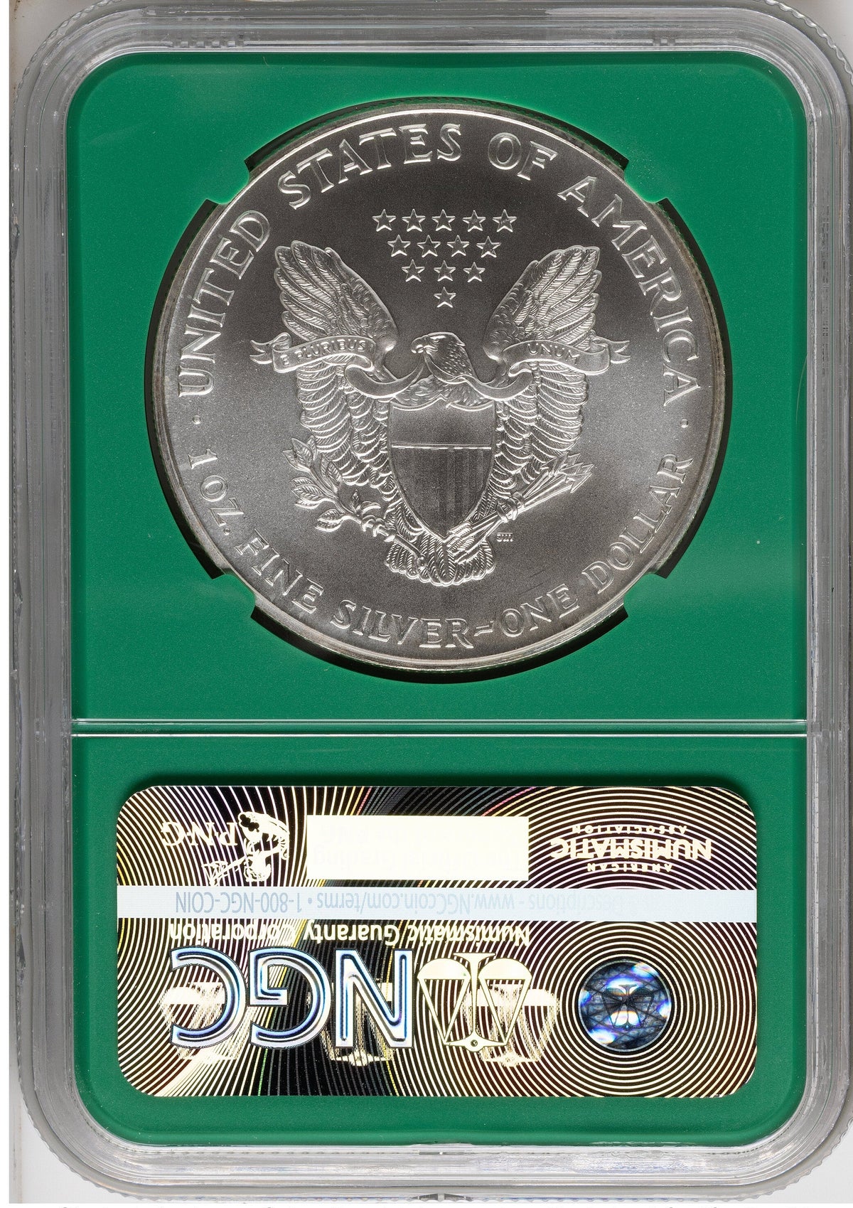 1997 Silver Eagle Monster Box From US Mint Sealed Box Green Core Label NGC MS70